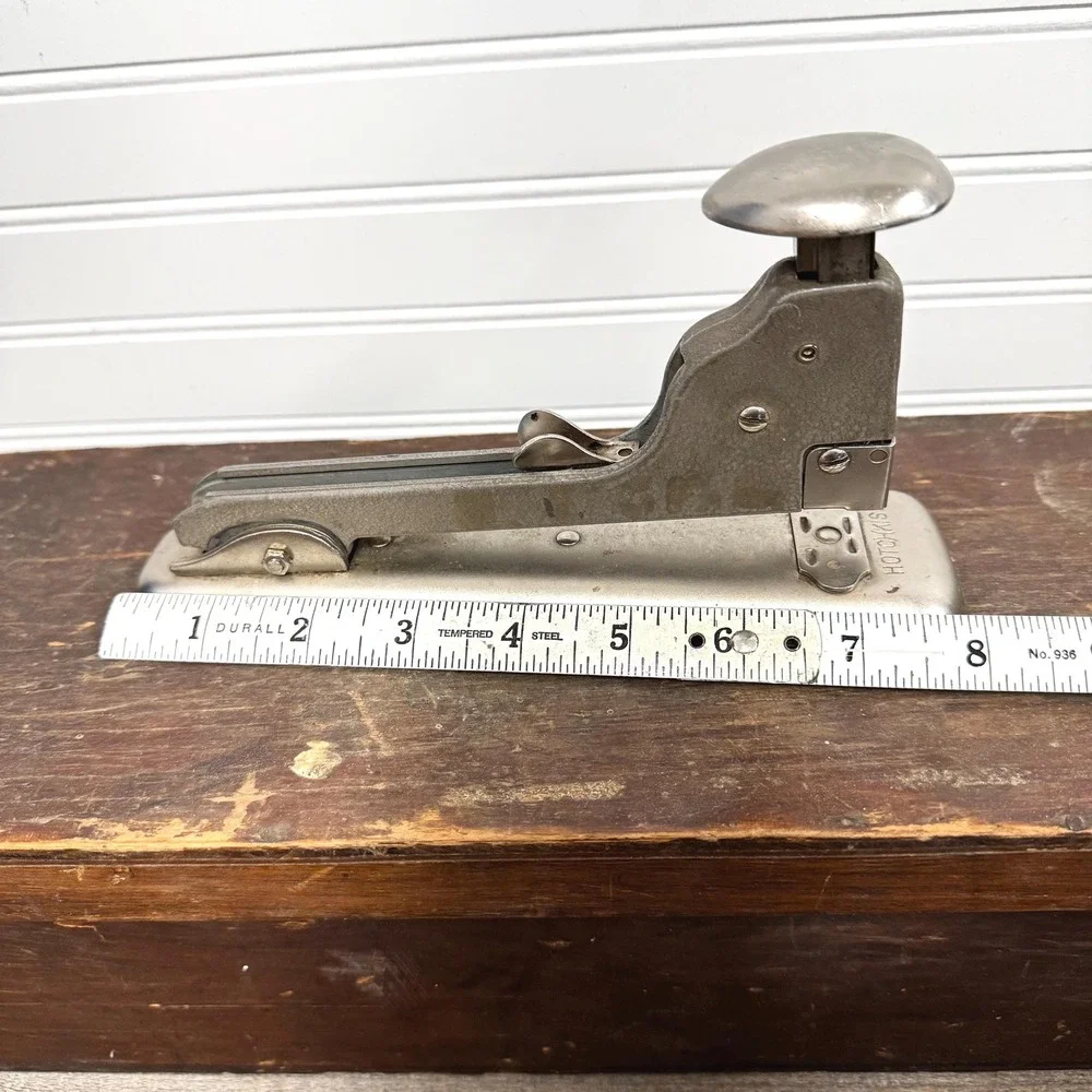 Vintage Hotchkiss Company Desktop Stapler Model No. 5- Vintage retro office